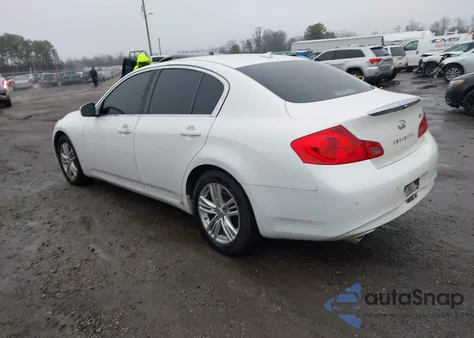 2013 Infiniti G37X z USA, uszkodzony, nr VIN JN1CV6AR0DM766469